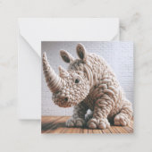 Correspondance Carte de voeux Crochet Rhino (Devant)