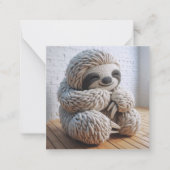 Correspondance Carte de voeux Crochet Sloth (Devant)