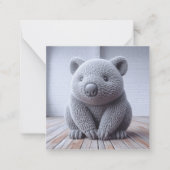 Correspondance Carte de voeux Crochet Wombat (Devant)