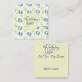 Correspondance Carte de vœux d'anniversaire (Devant / Derrière)