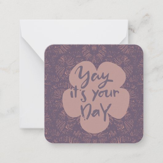 Correspondance Carte de vœux d'anniversaire (Devant)