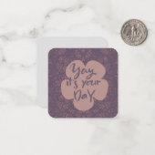 Correspondance Carte de vœux d'anniversaire (Devant/Arrière en situation)