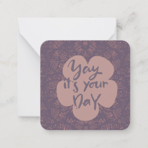 Correspondance Carte de vœux d'anniversaire