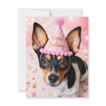 Carte de vœux d'anniversaire Juno Rescue Dog