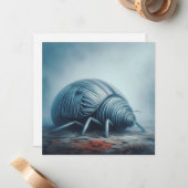 Correspondance Carte de voeux de bug en code électronique (Devant/Arrière en situation)