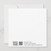 Correspondance Carte de voeux de bug en code électronique (Dos)