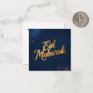 Correspondance Carte de vœux de fête Eid Mubarak