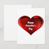 Correspondance Carte de vœux de la Saint-Valentin (Devant / Derrière)