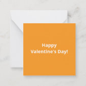 Correspondance Carte de vœux de la Saint-Valentin pour enfants av (Dos)