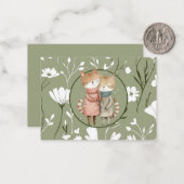 Correspondance Carte de vœux de la Saint-Valentin pour l'amitié a (Devant/Arrière en situation)