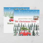 Correspondance Carte de voeux de Noël (Devant / Derrière)