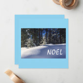Correspondance Carte de vœux de Noël (Devant/Arrière en situation)