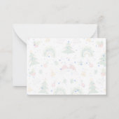 Correspondance Carte de voeux de Noël (Dos)