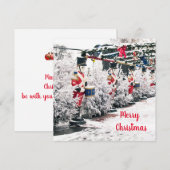Correspondance Carte de vœux de Noël à plat (Devant / Derrière)