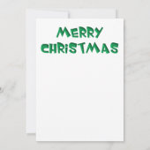 Correspondance Carte de voeux de Noël Giraffe (Dos)