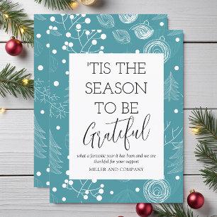 Correspondance Carte de vœux de Noël personnalisée pour entrepris