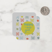 Correspondance Carte de vœux de Nouvel An (Devant/Arrière en situation)