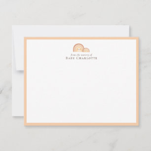 Correspondance Carte de vœux de nurserie arc-en-ciel pour maman e