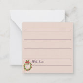 Correspondance Carte de vœux de saison (Dos)