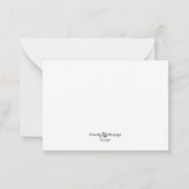 Correspondance Carte de vœux Désert Wanderlust (Dos)