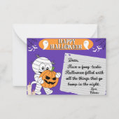 Correspondance Carte de voeux d'Halloween Spooktacular (Devant)