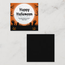 Carte de voeux d'Halloween Spooktacular
