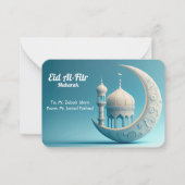 Correspondance Carte de voeux Elegant Eid Al-Fitr (Devant)