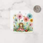Correspondance Carte de vœux Fantastique de Fée (Devant/Arrière en situation)
