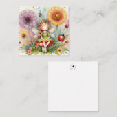 Correspondance Carte de vœux Fantastique Fée (Devant / Derrière)