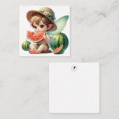 Correspondance Carte de vœux Fantastique Fée (Devant / Derrière)