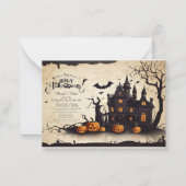Correspondance Carte de voeux Halloween (Devant)