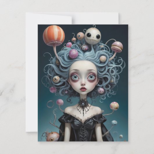 Correspondance Carte de vœux Halloween (Devant)