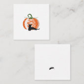 Correspondance Carte de vœux Halloween/Automne (Devant / Derrière)