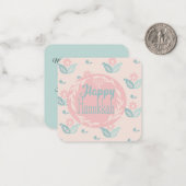 Correspondance Carte de vœux Hanukkah (Devant/Arrière en situation)