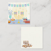 Correspondance Carte de vœux Hanukkah joyeux (Devant / Derrière)