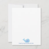 Correspondance Carte de vœux jolie aquarelle des saisons (Dos)