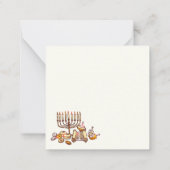 Correspondance Carte de vœux Joyeux Hanoukka (Dos)