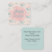 Correspondance Carte de vœux joyeux Hanukkah (Devant / Derrière)