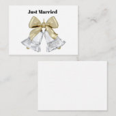 Correspondance Carte de Vœux 'Juste Mariés' (Devant / Derrière)