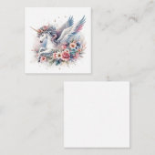 Correspondance Carte de vœux Licorne (Devant / Derrière)