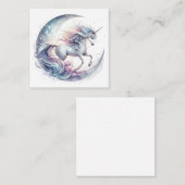 Correspondance Carte de vœux Licorne (Devant / Derrière)