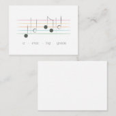 Correspondance Carte de vœux Minuscule Amazing Grace (Devant / Derrière)