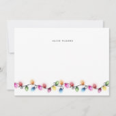 Correspondance Carte de vœux monogramme avec guirlande lumineuse  (Devant)