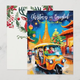 Correspondance Carte de vœux « Noël loin de chez soi à Bangkok »