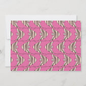 Correspondance Carte de vœux originale rose ange poisson (Dos)