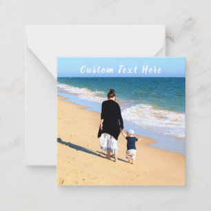 Correspondance Carte de vœux personnalisée avec photo et texte pe