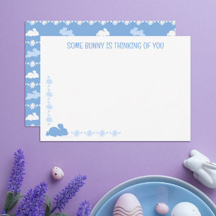 Correspondance Carte de vœux personnalisée de Pâques avec lapin m