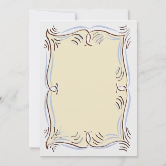 Correspondance carte de vœux plate (Devant)