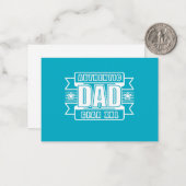 Correspondance Carte de vœux plate - DAD authentique (Devant/Arrière en situation)