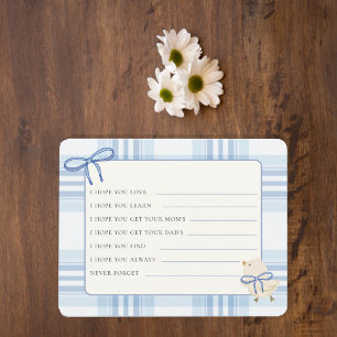 Correspondance Carte de Vœux pour Bébé Garçon Baby-Shower Pouss